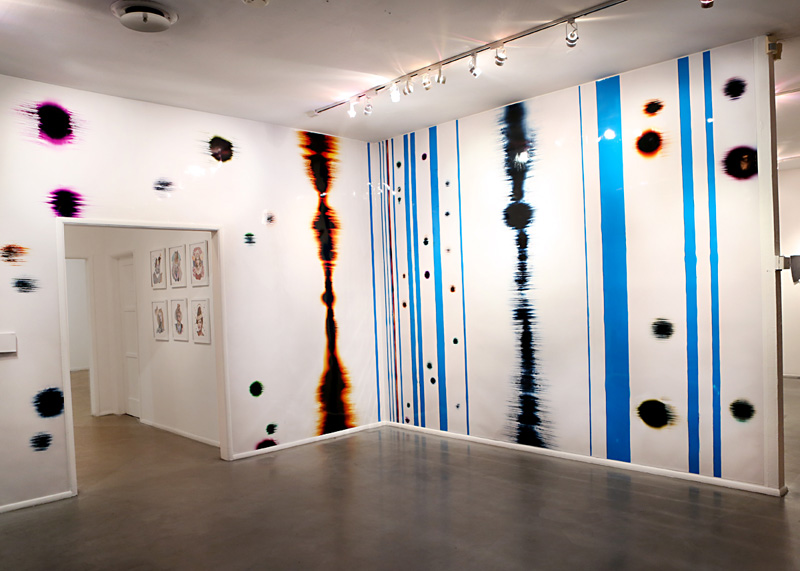 Installation view, Gallery 825 - Los Angeles, 10 x 46 feet, Light on photo paper, unique. © 2015