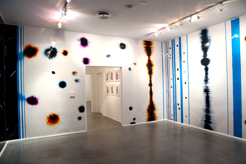 Installation view, Gallery 825 - Los Angeles, 10 x 46 feet, Light on photo paper, unique.  © 2015